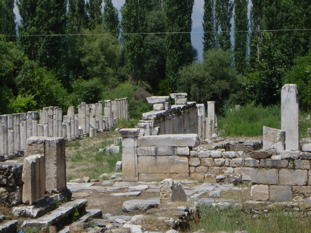 Ruines de l'ancienne cité antique Aphrodisias, Turquie (Hasamélis)