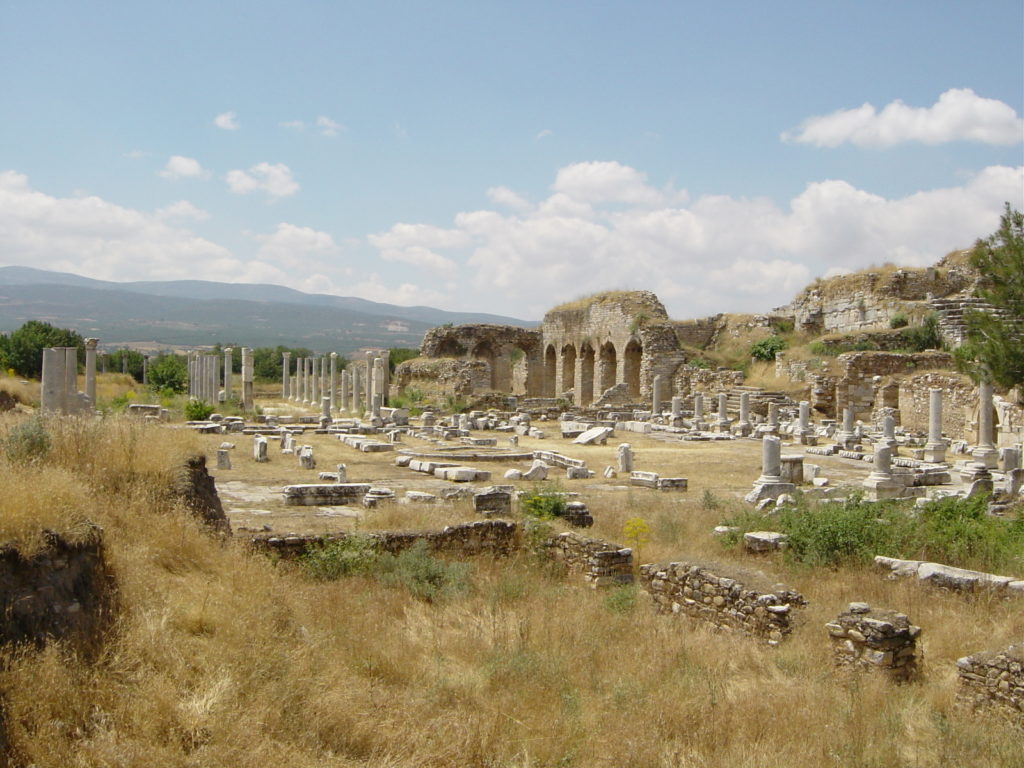 Ruines de l'ancienne cité antique Aphrodisias, Turquie (Hasamélis)