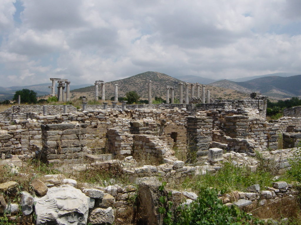 Ruines de l'ancienne cité antique Aphrodisias, Turquie (Hasamélis)