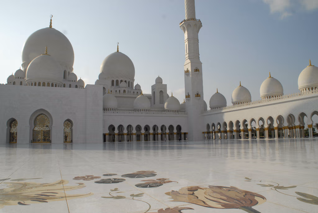 La mosquée Cheikh Zayed, Abu Dhabi, Émirats arabes unis (Hasamélis)