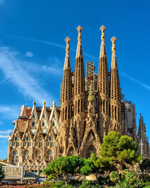 Sagrada Familia, Barcelone, Espagne (L'Orgue du château de Salins)