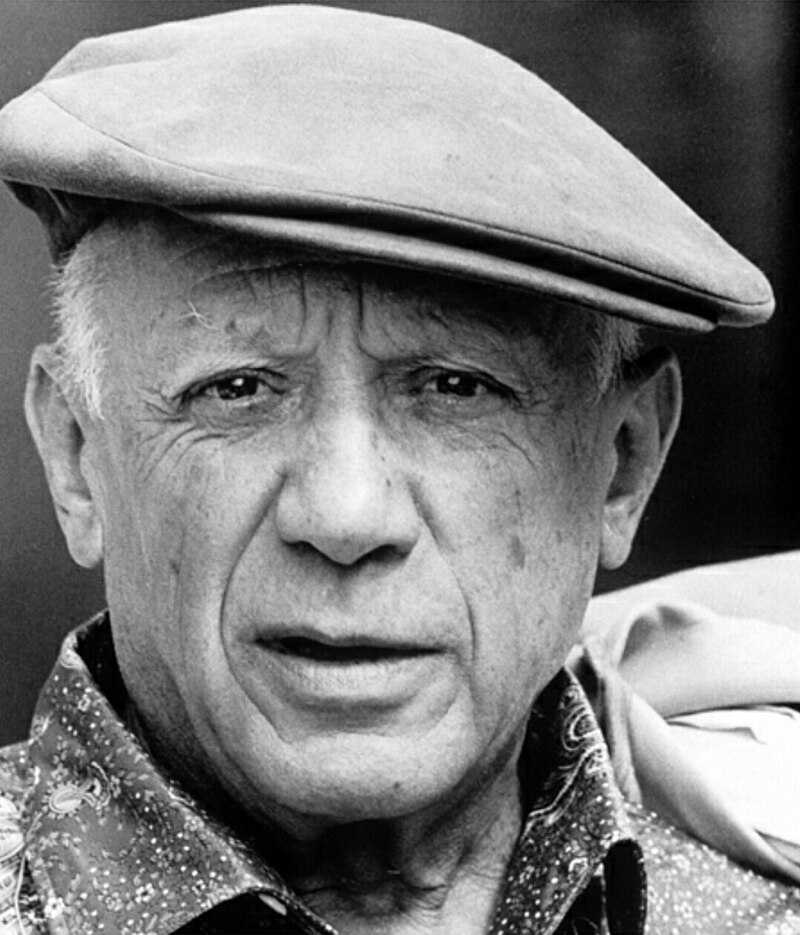 Photographie de Pablo Picasso, 1962 (Wikimedia Commons)
