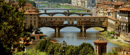 Vue du Ponte Vecchio à Florence, Italie