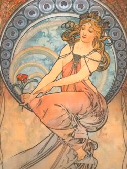 "La Peinture" d'Alphonse Mucha, 1898, Tchéquie, Musée du Luxembourg, Paris (Jean-Pierre Dalbéra / Flickr) - Accueil