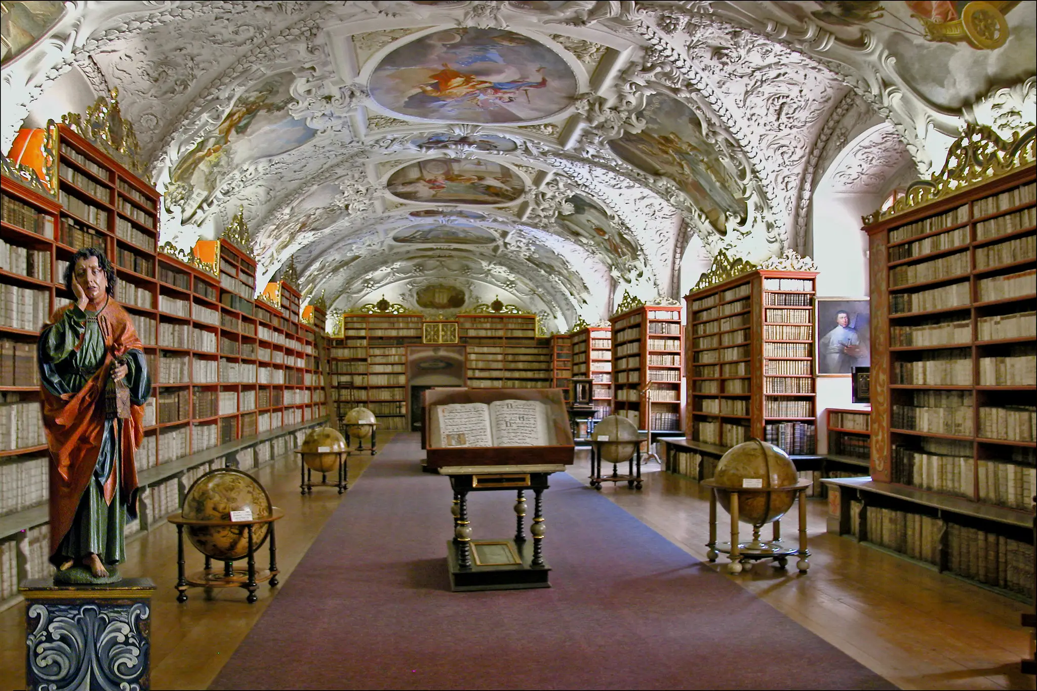 Salle de théologie du couvent de Strahov, Prague, République Tchèque (Jean-Pierre Dalbera / Flickr)
