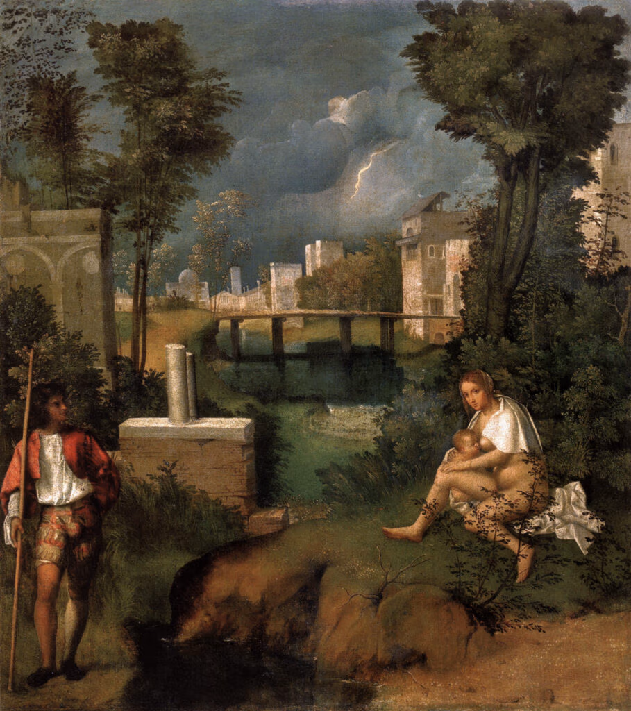 La Tempête, 1506-1508, Giorgione, Venise, Italie (Wikicommons)