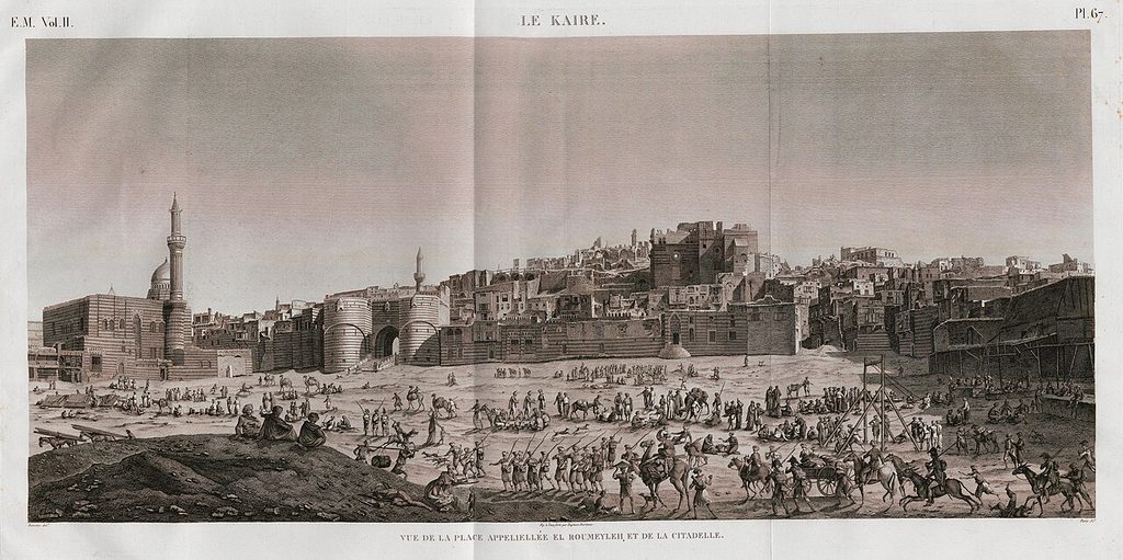 Vue du Caire (Egypte) dans "Description de l'Egypte - Etat moderne"